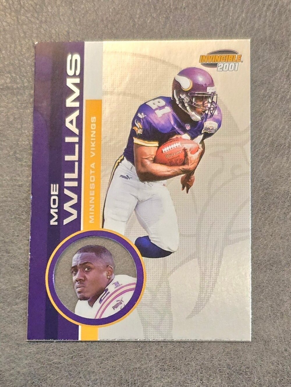 2001 Pacific Invincible #136 Moe Williams Football Card